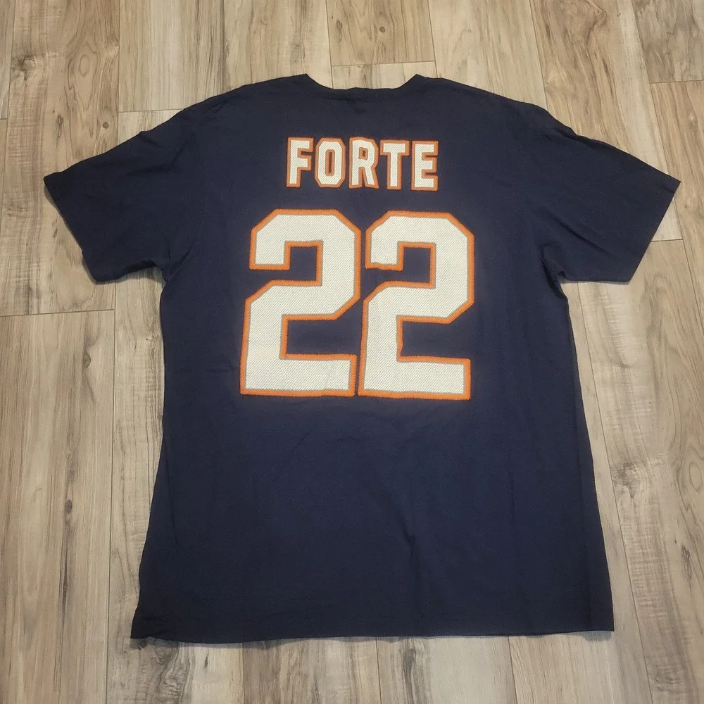 Matt Forte #22 Chicago Bears  NFL T-Shirt Mens XL Blue Tee NFL Team Apparel